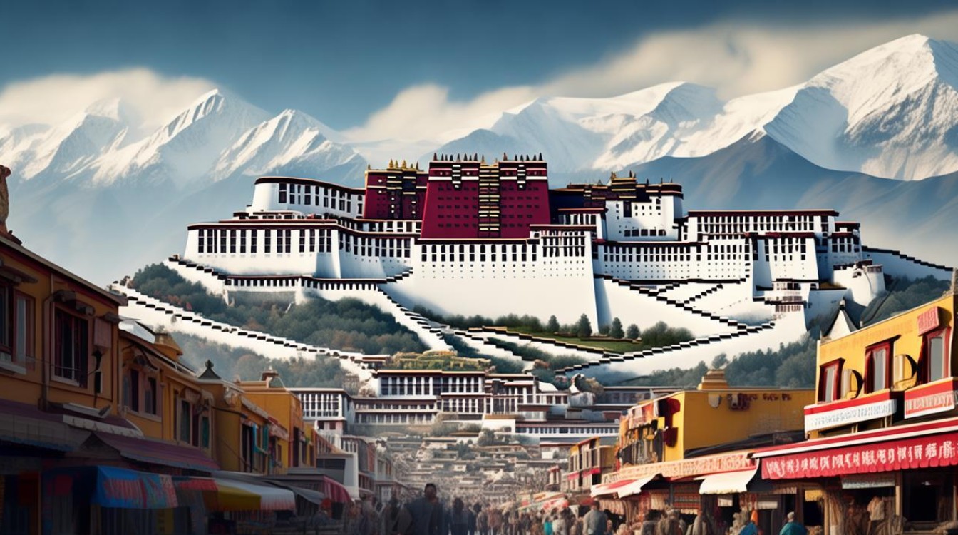 布达拉宫附近的景点 布达拉宫附近的景点