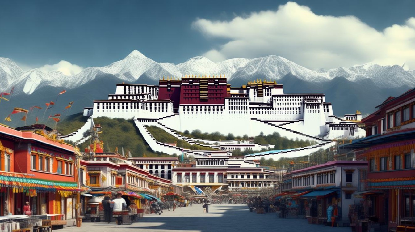 布达拉宫附近的景点 布达拉宫附近的景点