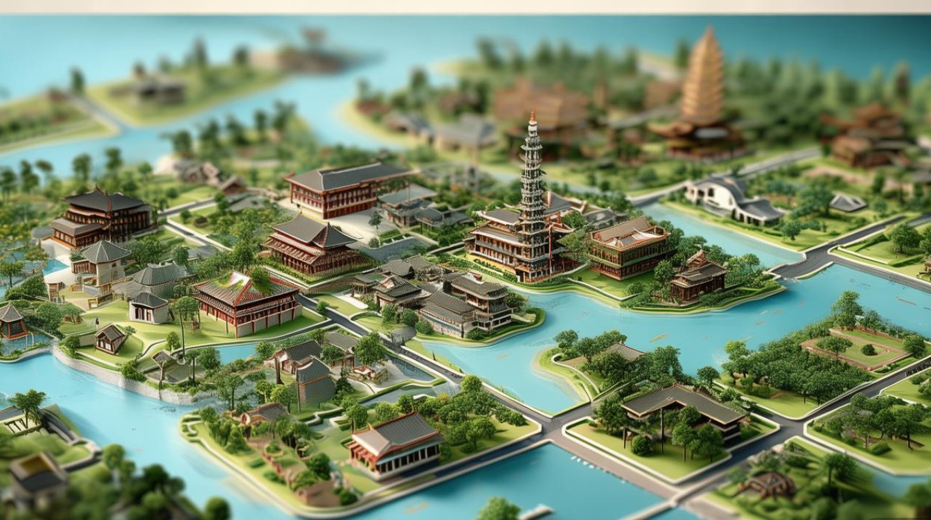 扬州景点位置图