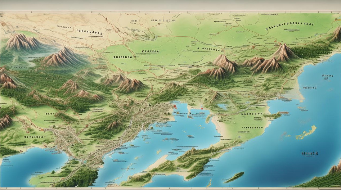 浙江省景点分布图 浙江省景点分布图