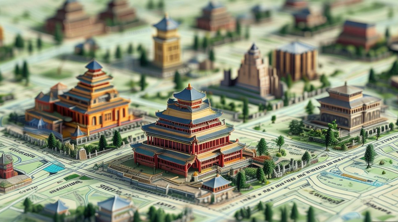 西安旅游地图景点地图