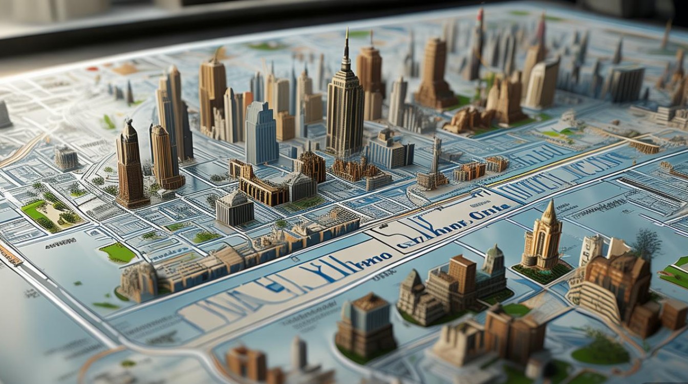 纽约景点地图 纽约景点地图