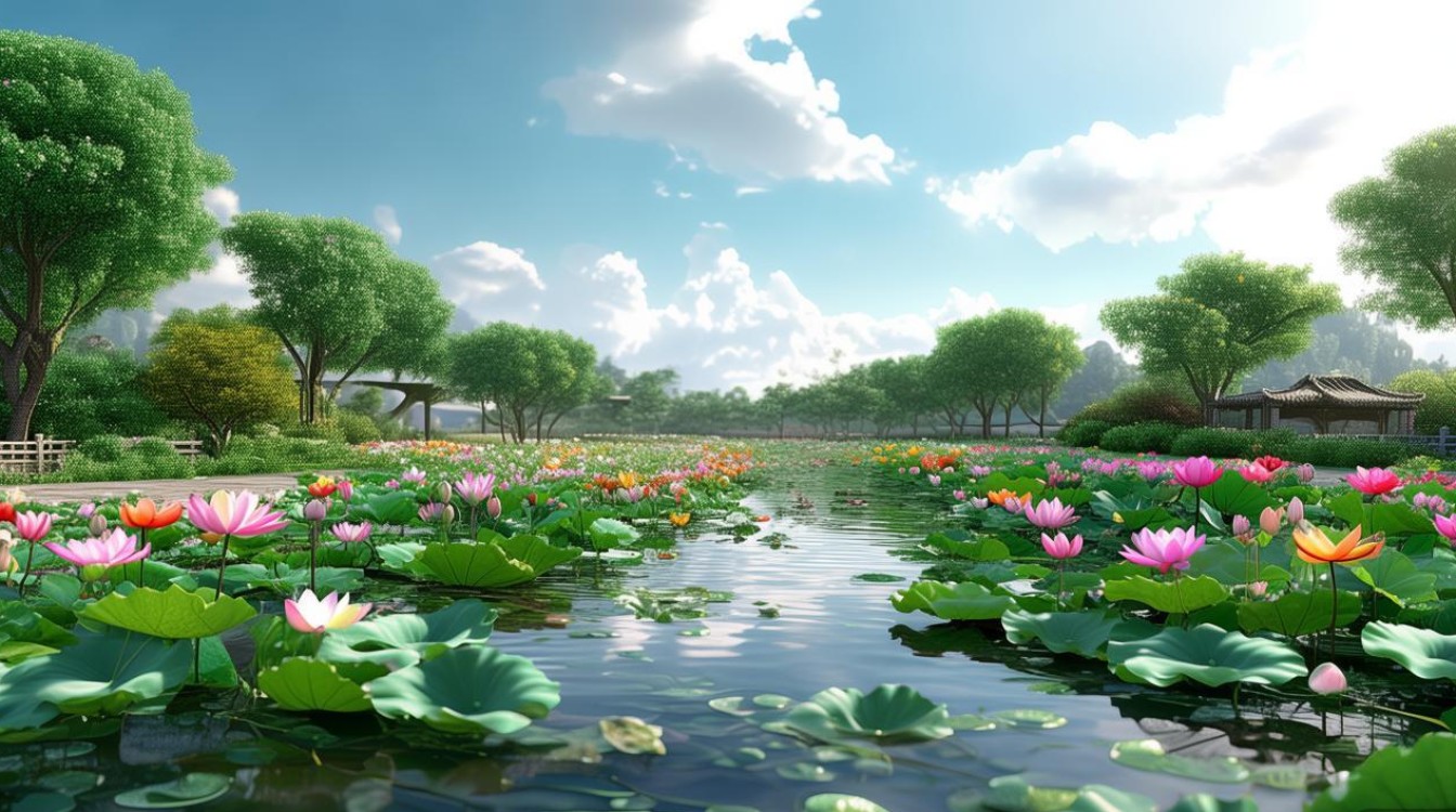 荷塘景点 荷塘景点