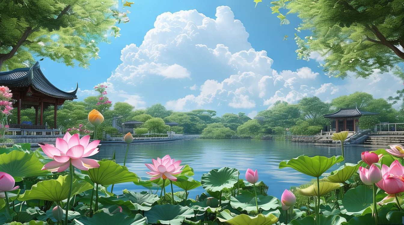 荷塘景点 荷塘景点