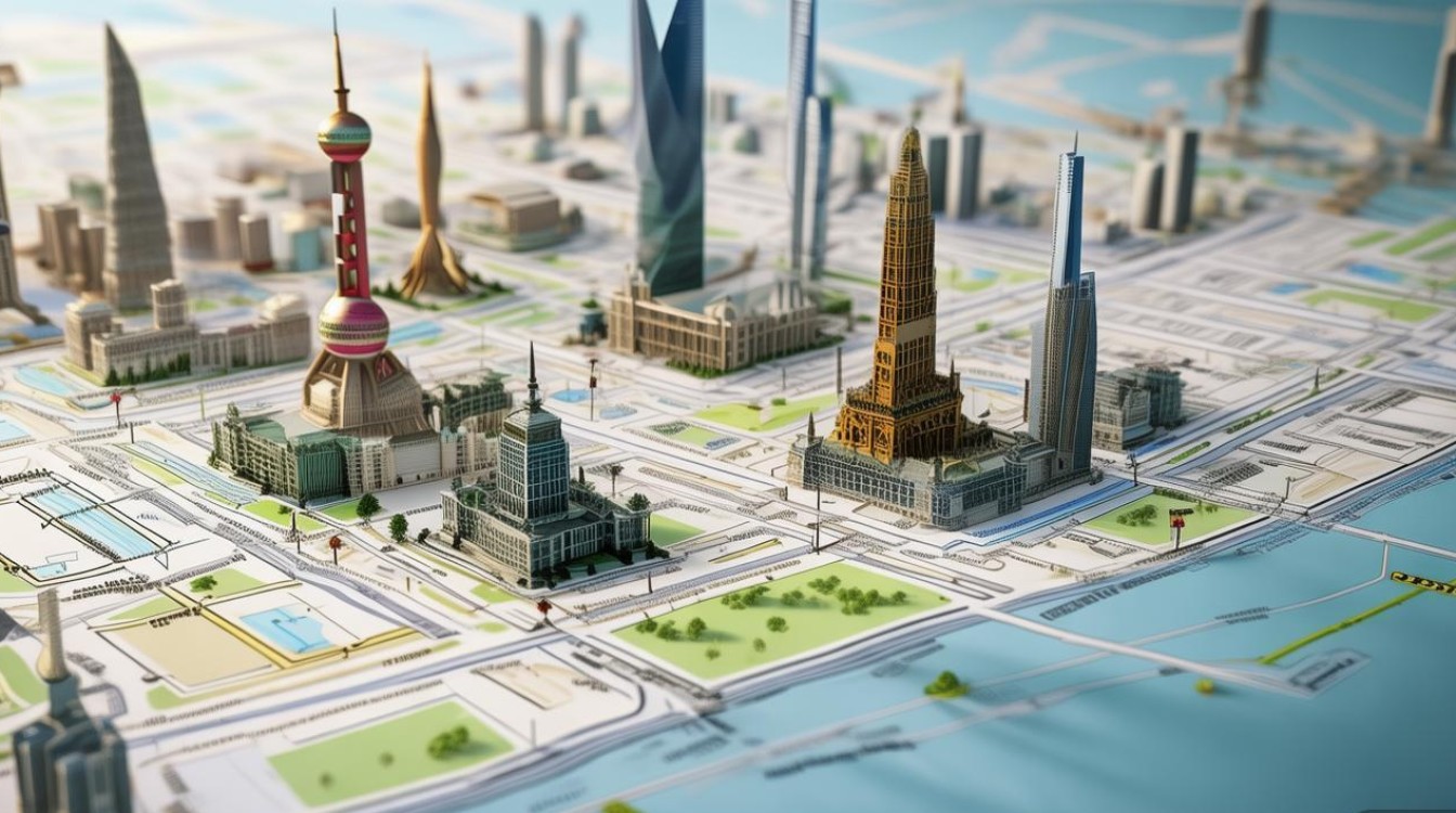 上海旅游景点路线图