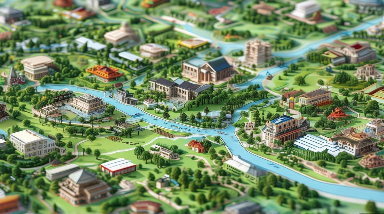 成都附近景点地图