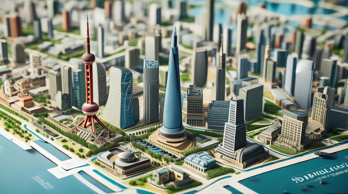 上海旅游景点分布图