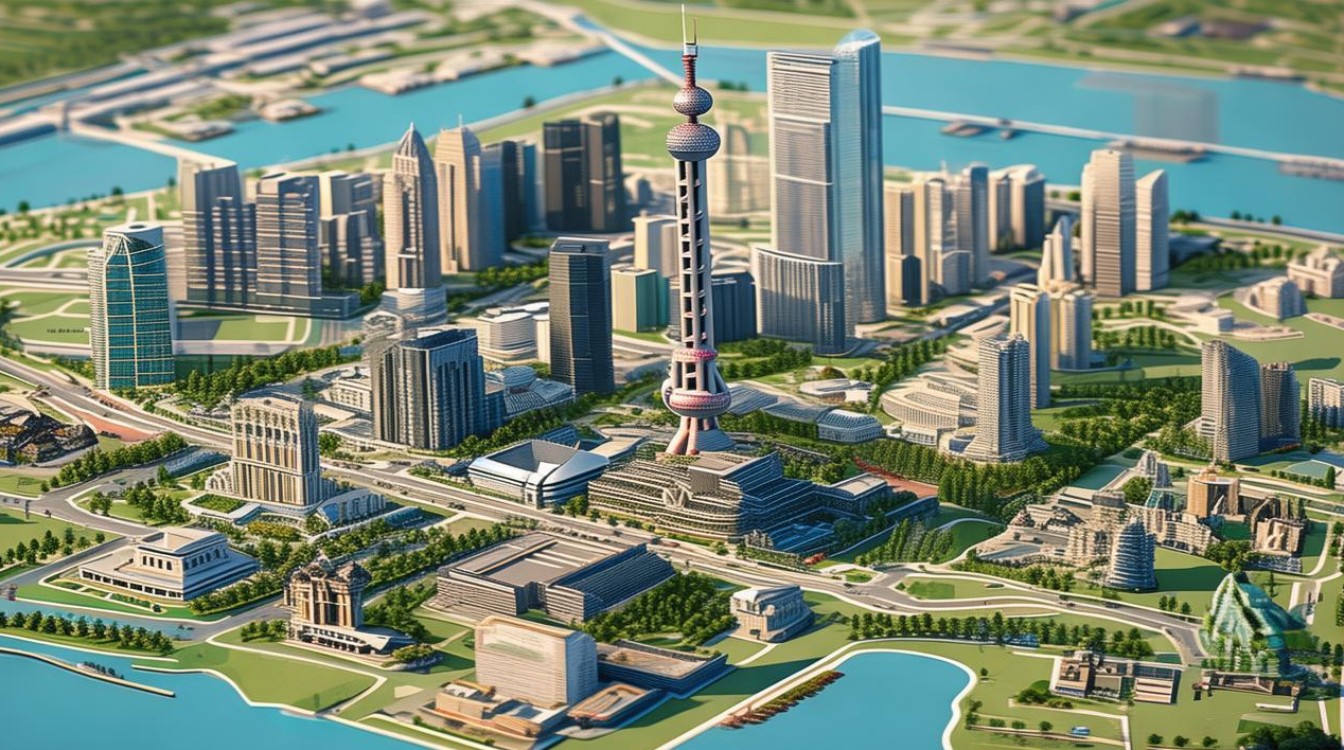 上海旅游景点分布图