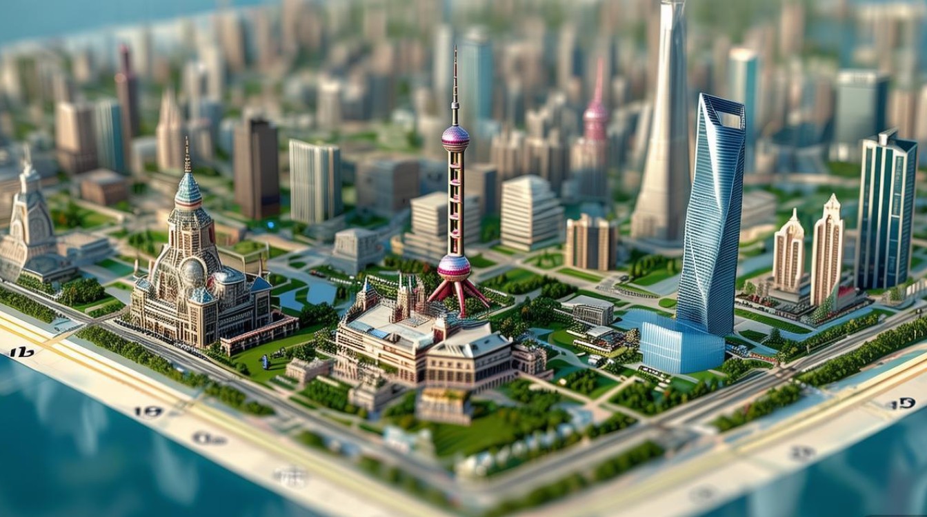 上海旅游景点分布图