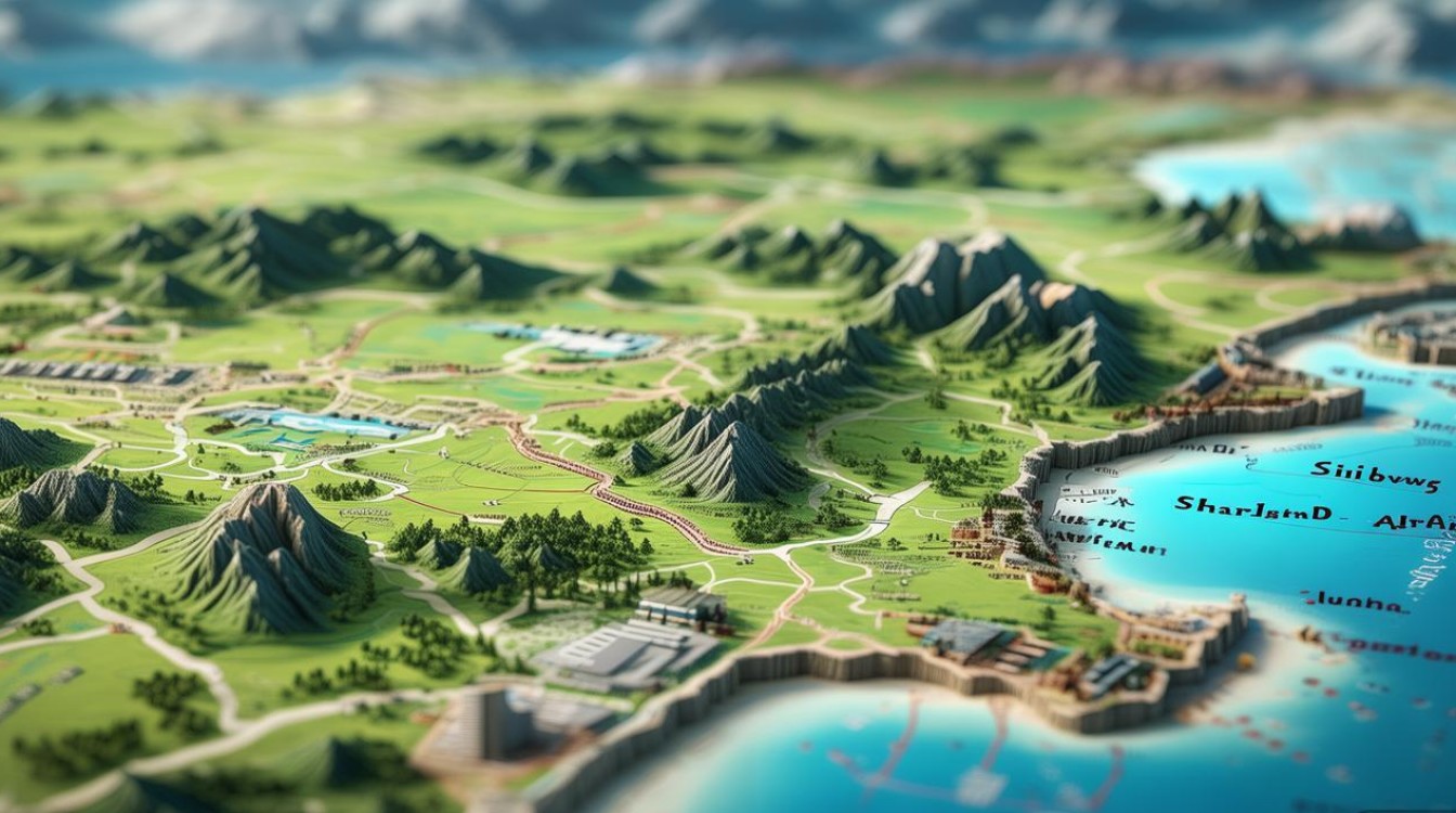 山东省旅游景点地图 山东省旅游景点地图