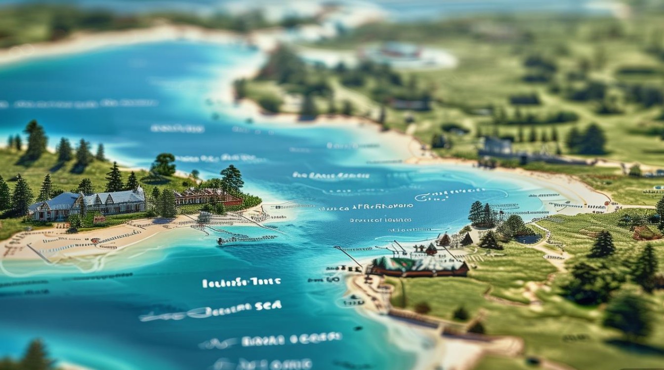 北海旅游景点地图 北海旅游景点地图