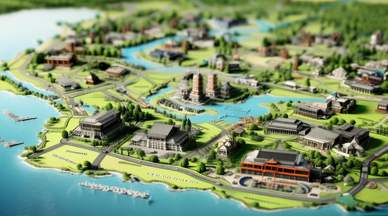 杭州旅游景点分布图