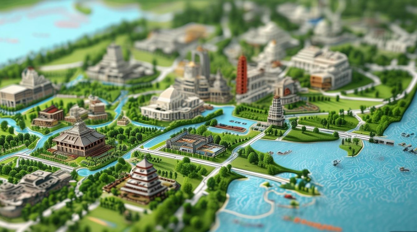 杭州旅游景点分布图