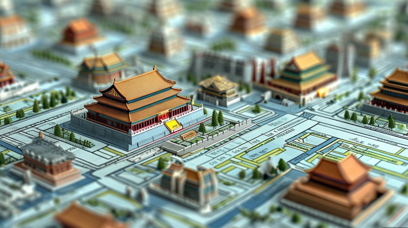 北京著名景点地图