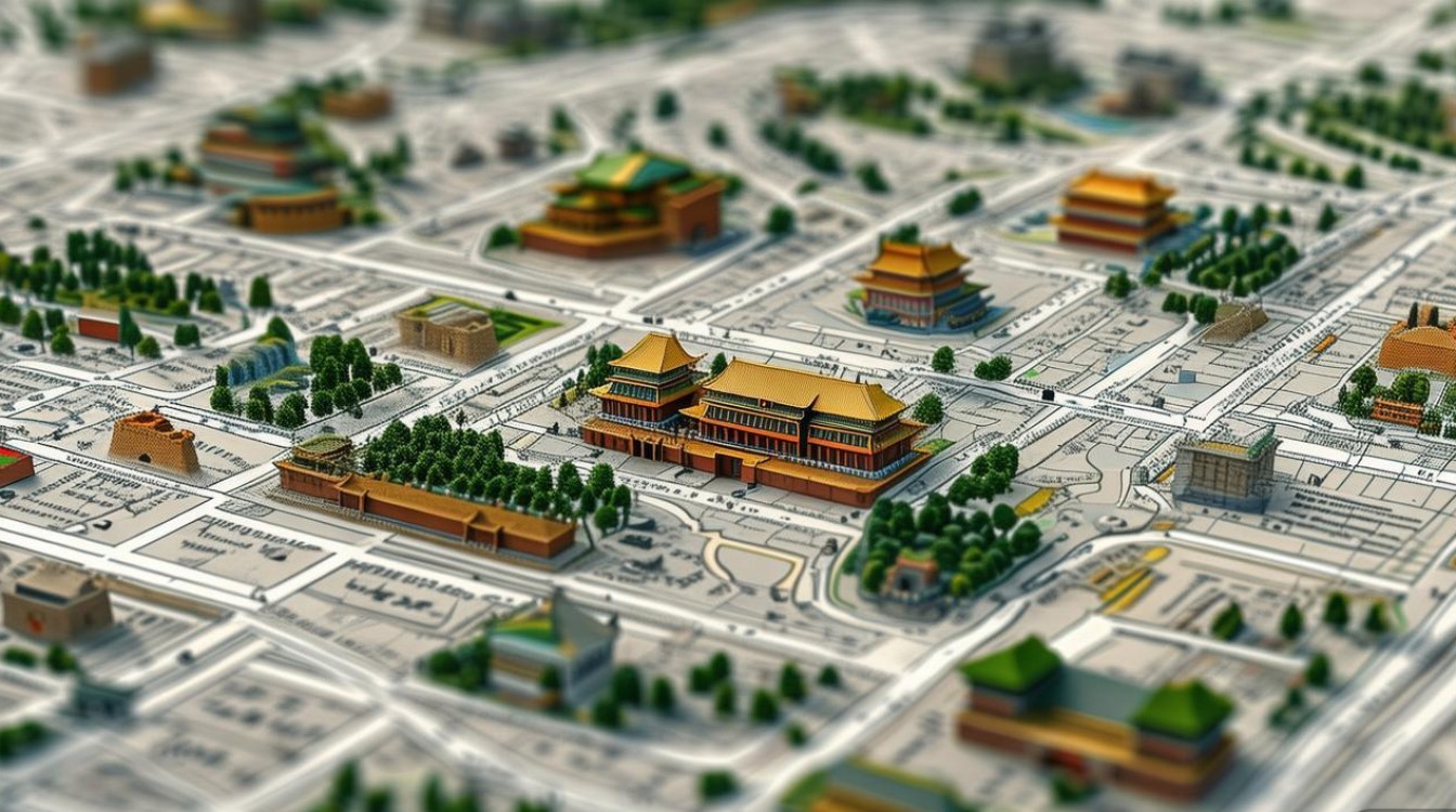 北京著名景点地图