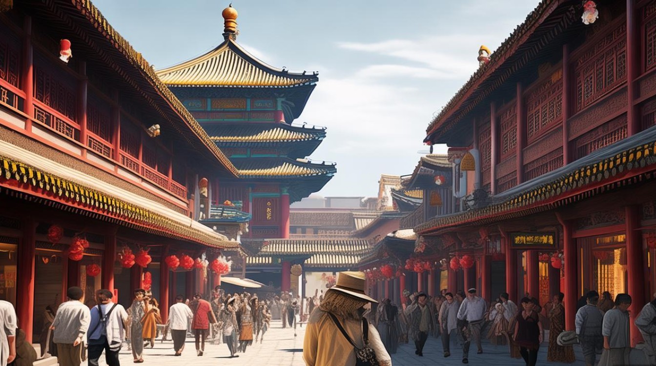 西安钟楼附近的景点