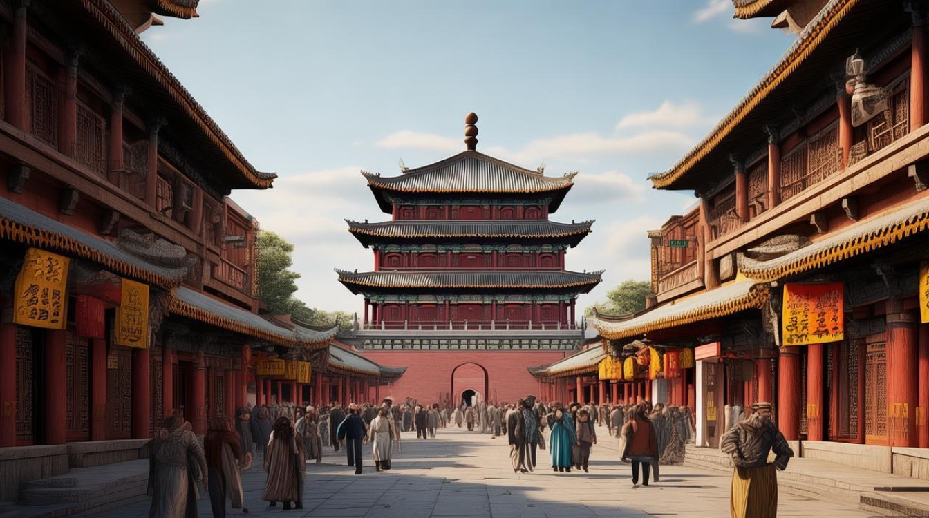 西安钟楼附近的景点