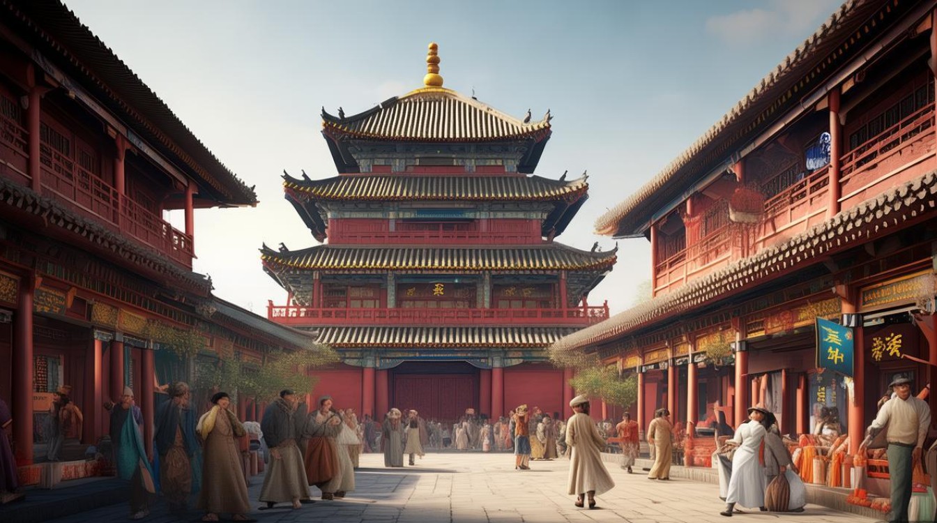 西安钟楼附近的景点