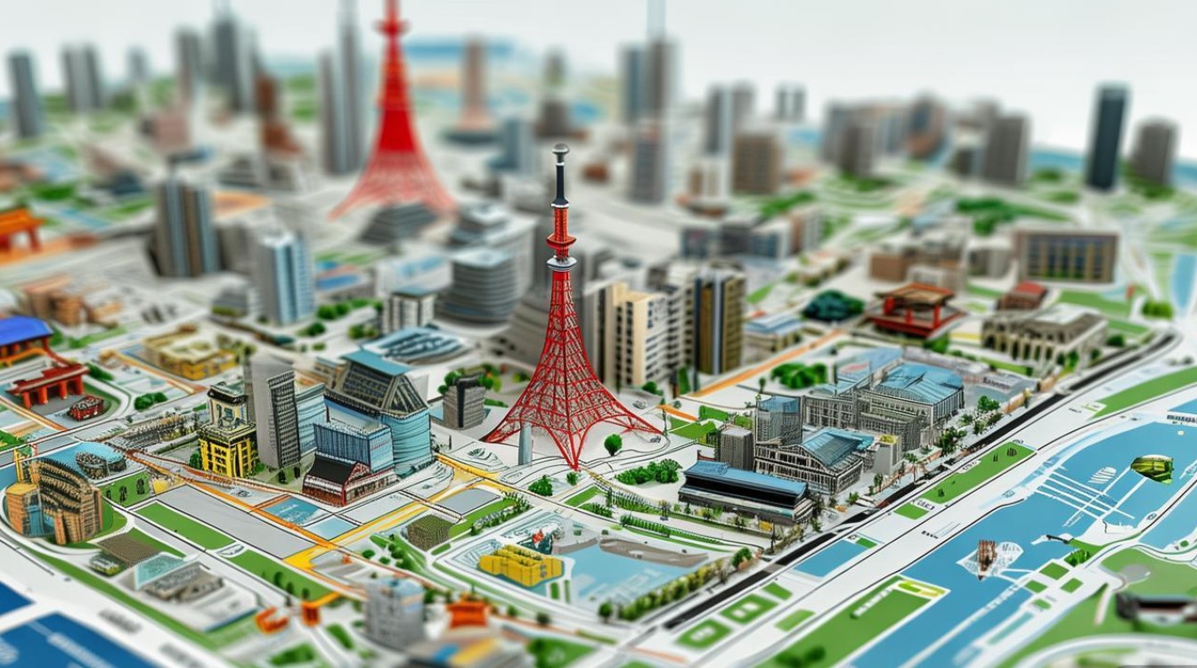 东京旅游景点地图 东京旅游景点地图