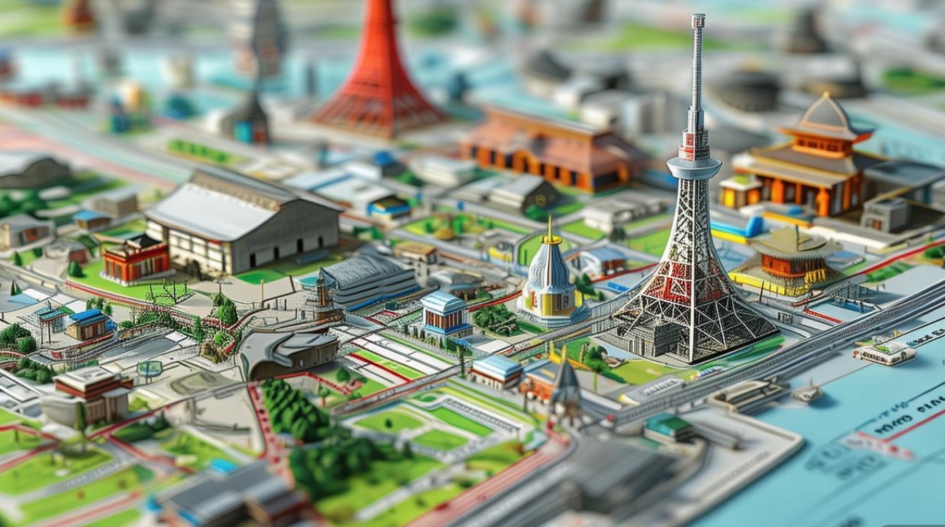 东京旅游景点地图 东京旅游景点地图