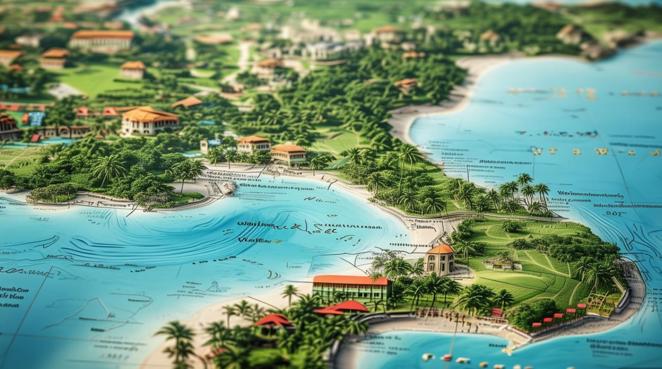 越南旅游景点地图 越南旅游景点地图