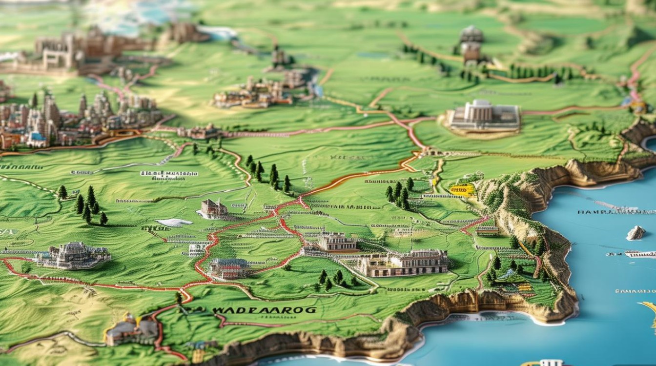 山东旅游景点分布图 山东旅游景点分布图