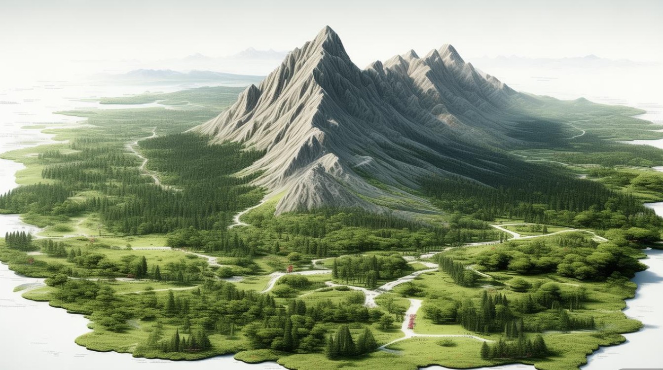 武功山景点地图 武功山景点地图