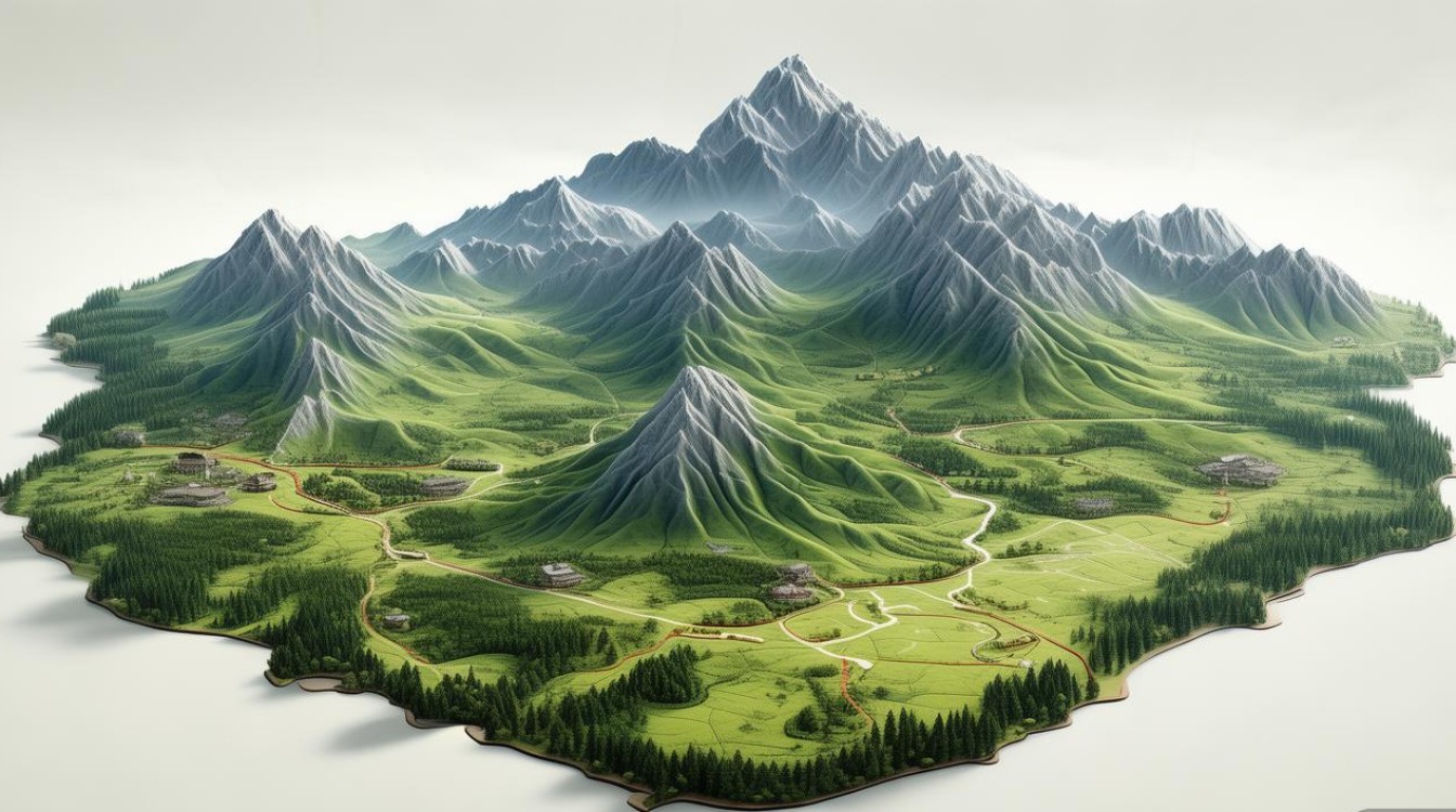 武功山景点地图 武功山景点地图