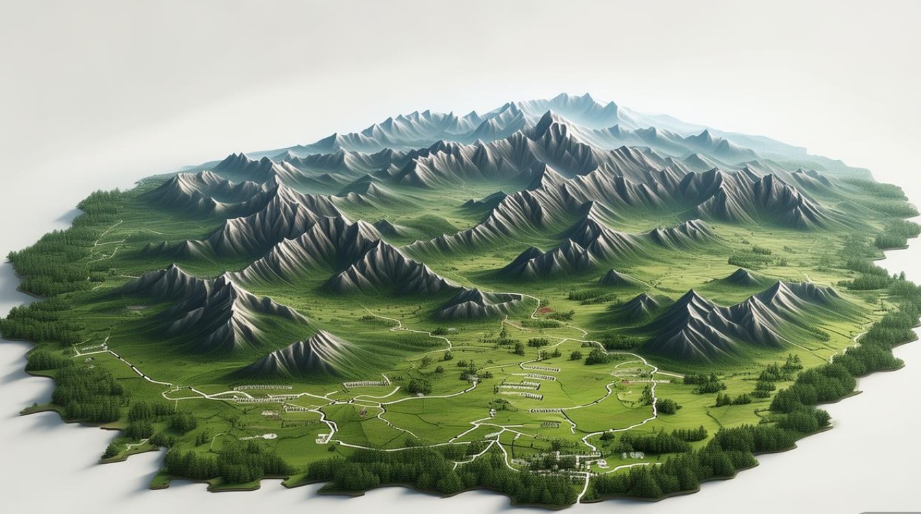 武功山景点地图 武功山景点地图