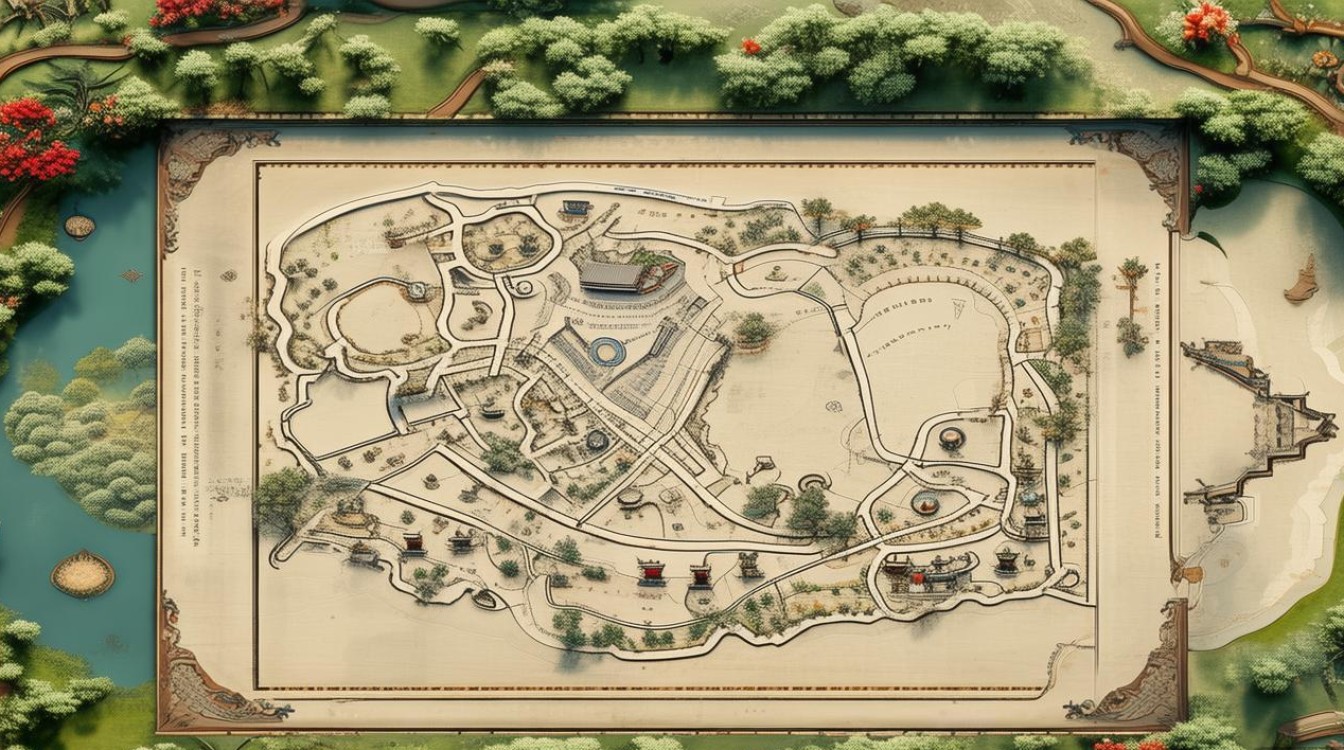 圆明园景点地图