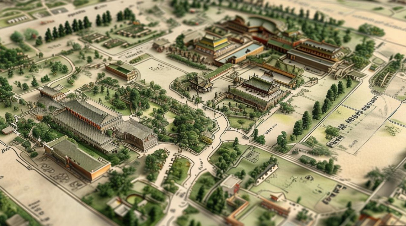 圆明园景点地图