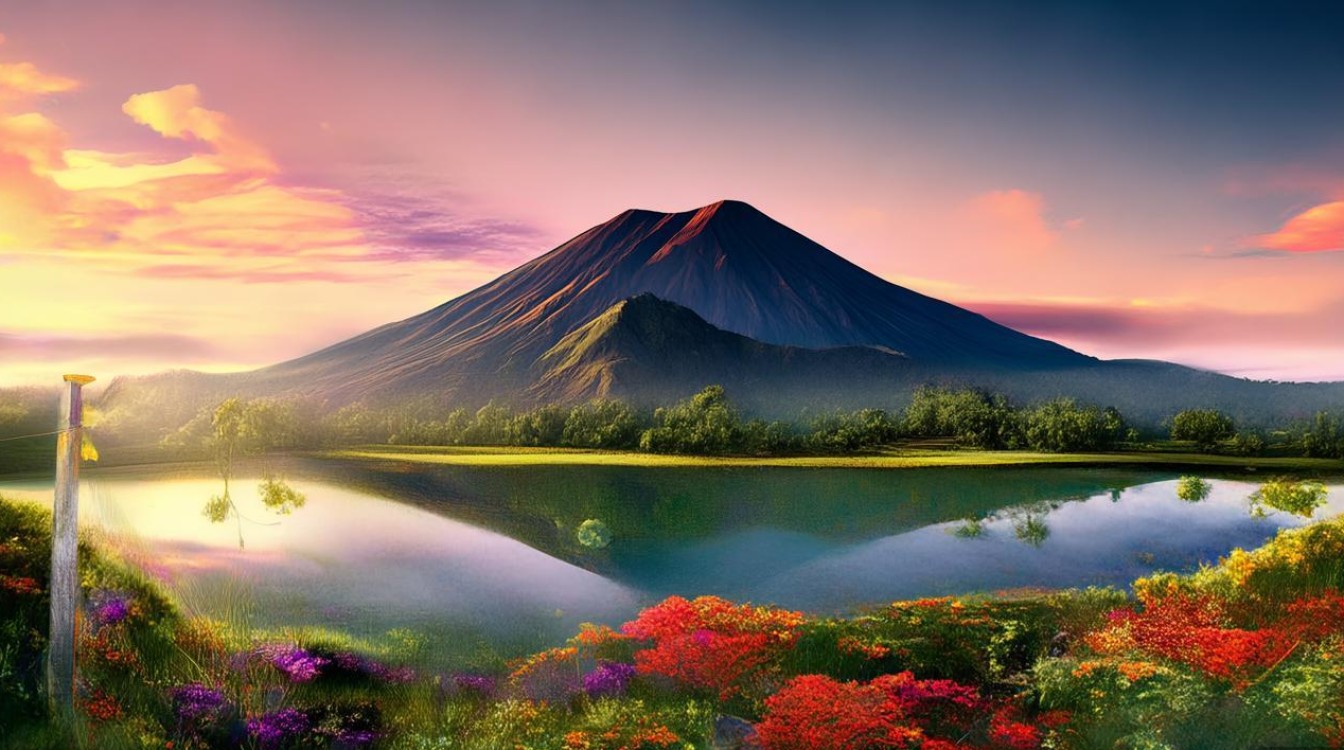 巴厘岛火山景点