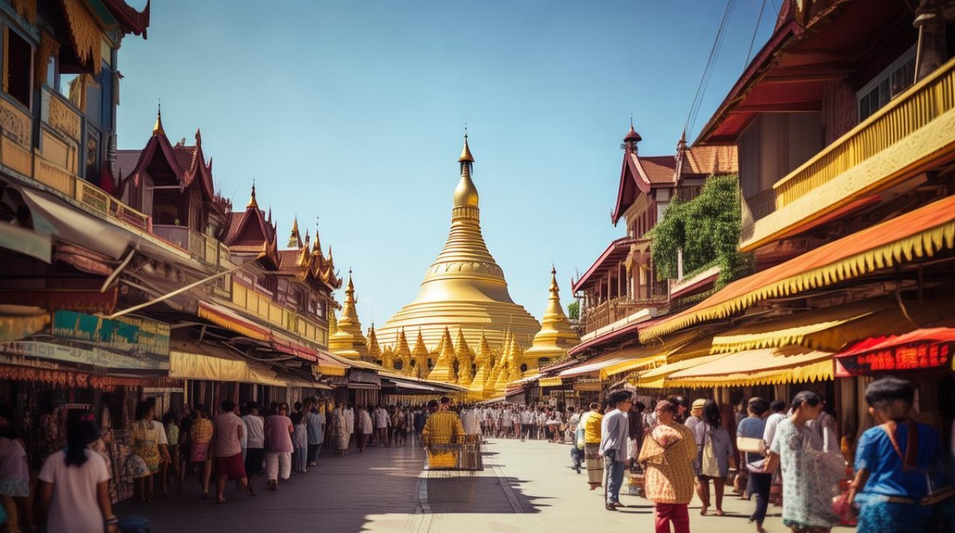 缅甸仰光旅游景点