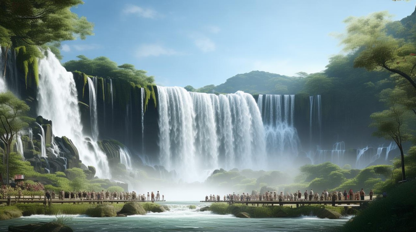 德天瀑布旅游景点