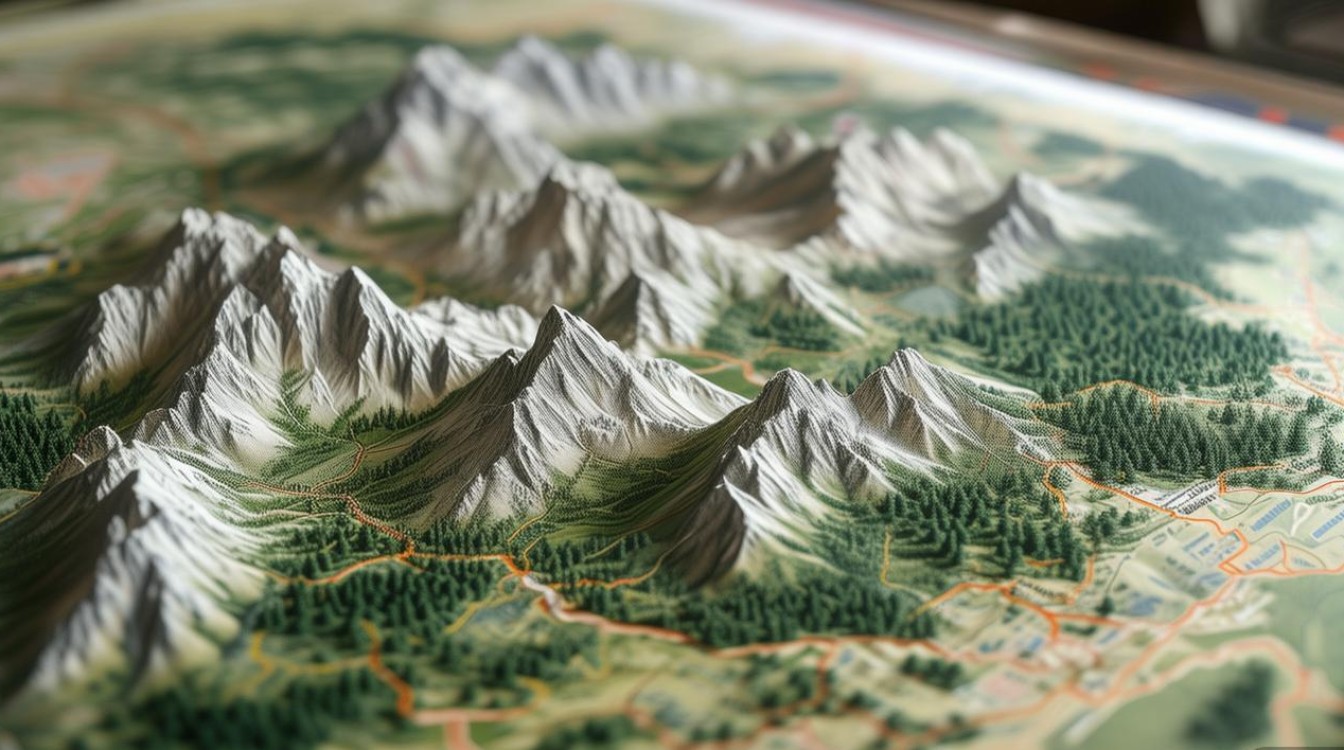 黄山景点分布图