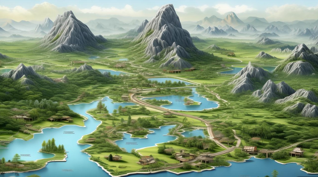 安吉景点分布图