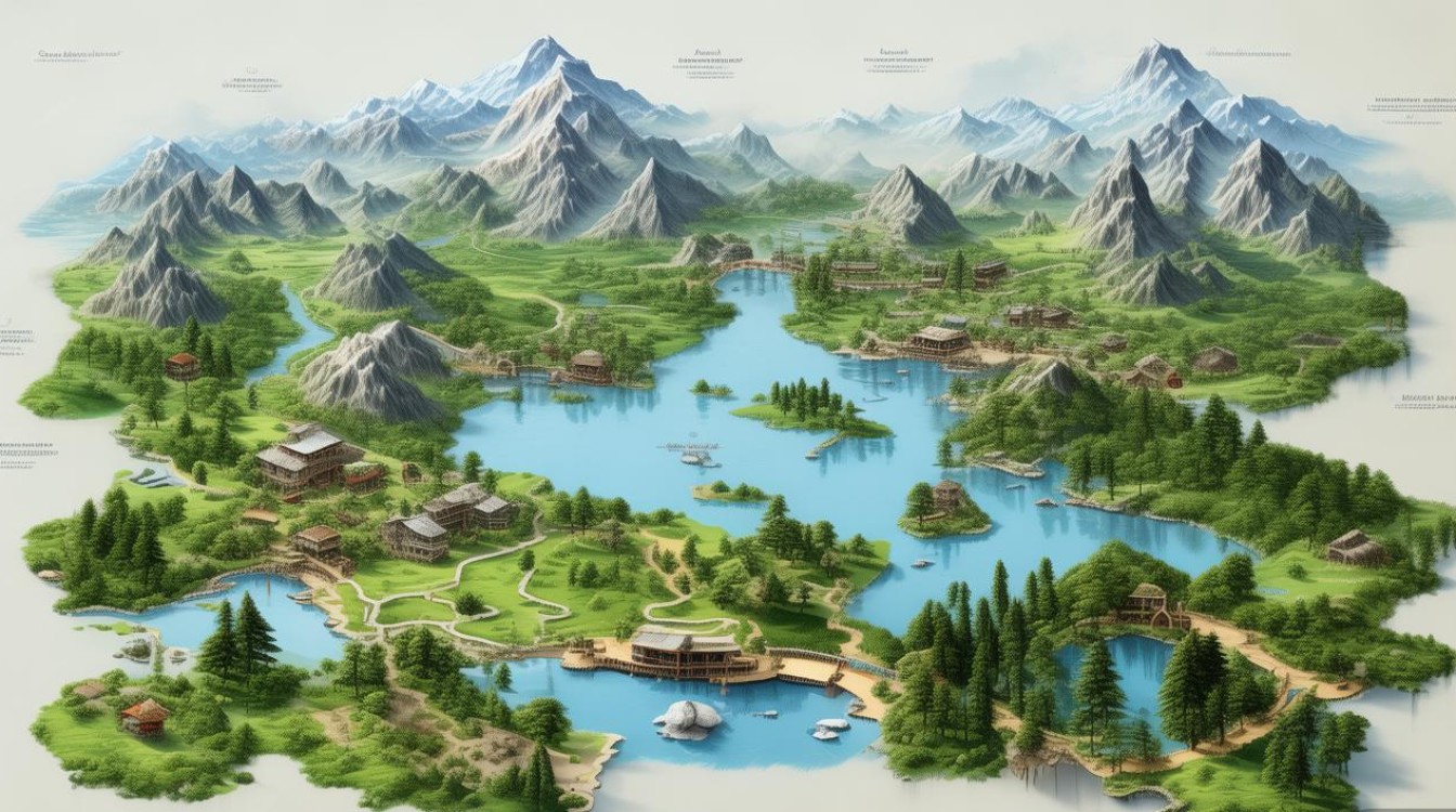 安吉景点分布图