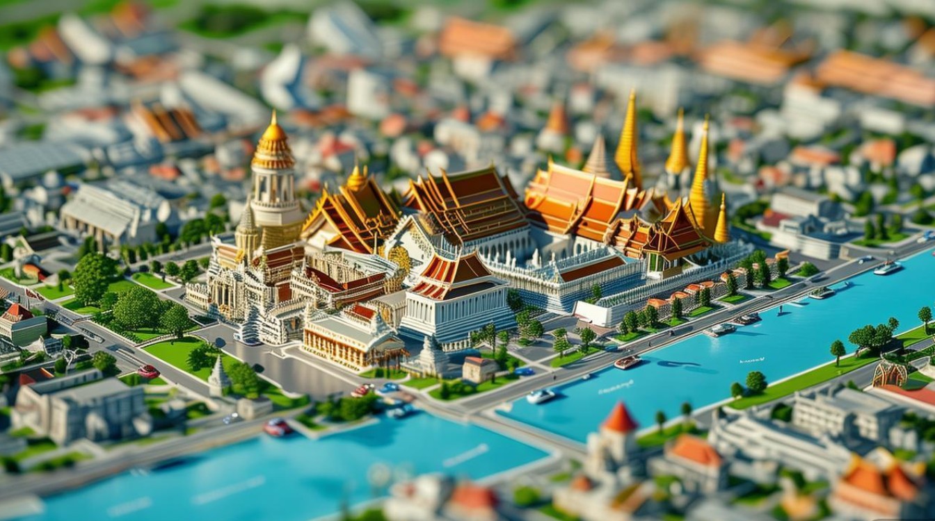 曼谷景点分布图