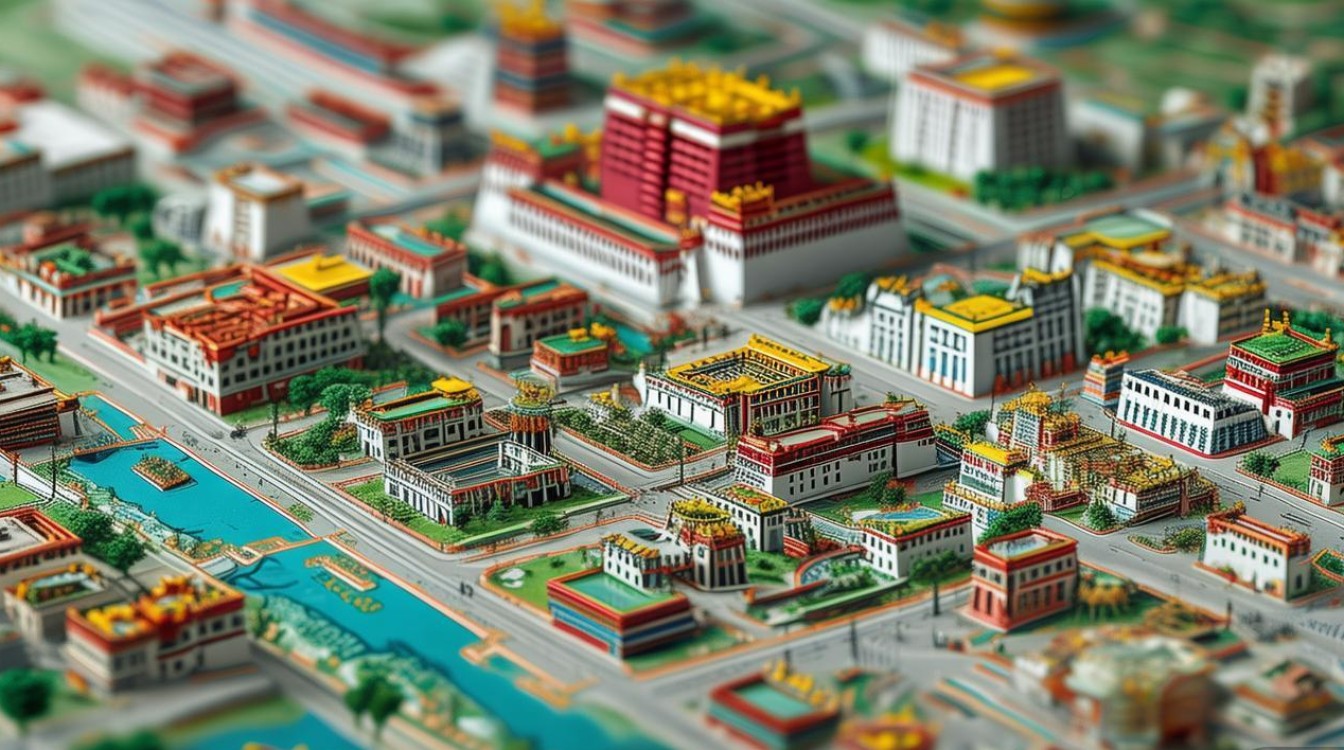 拉萨旅游景点地图