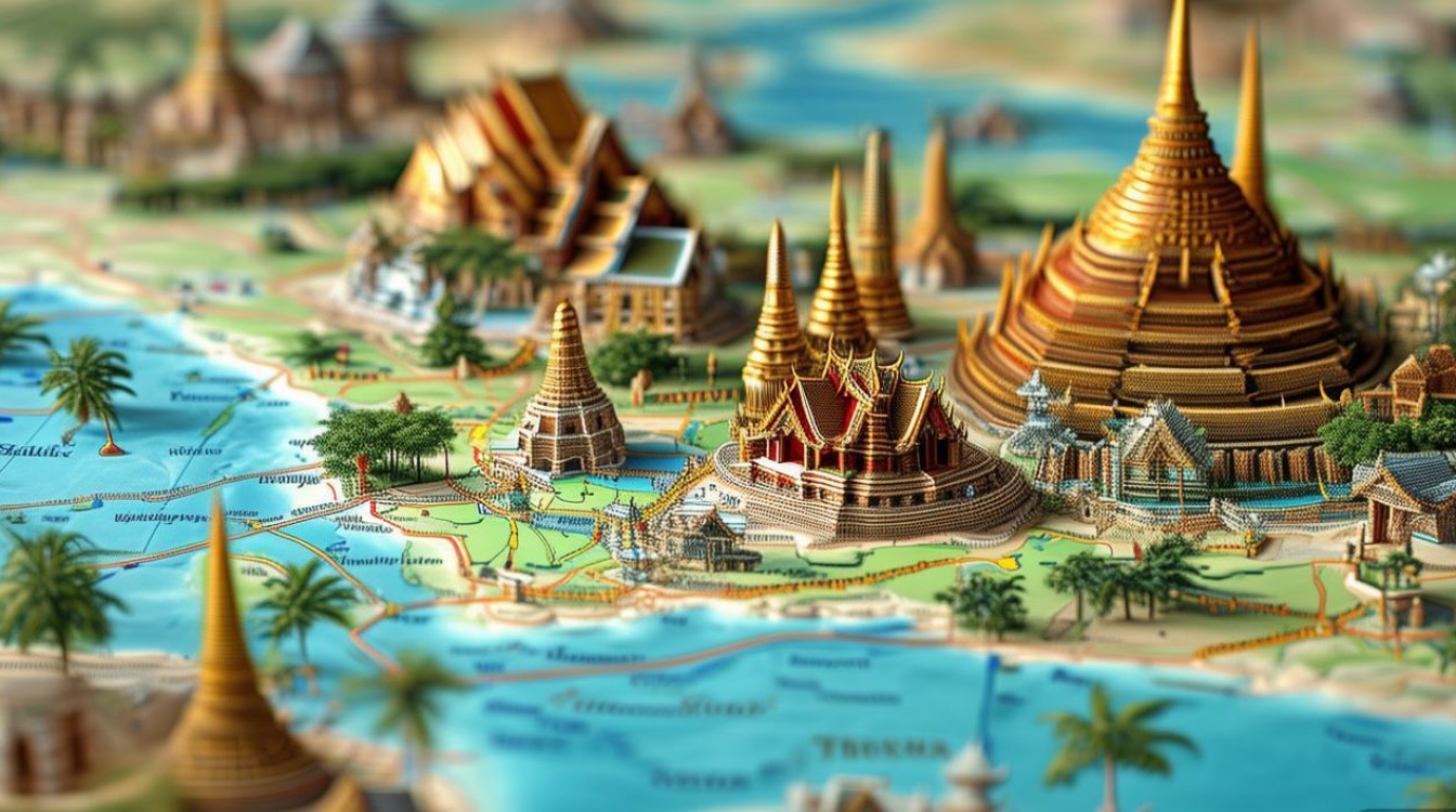 泰国旅游景点地图