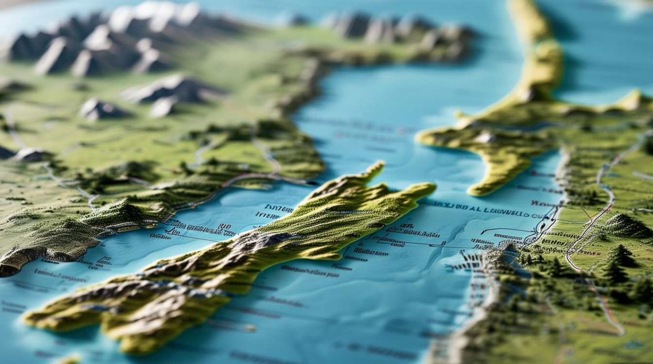 新西兰景点地图