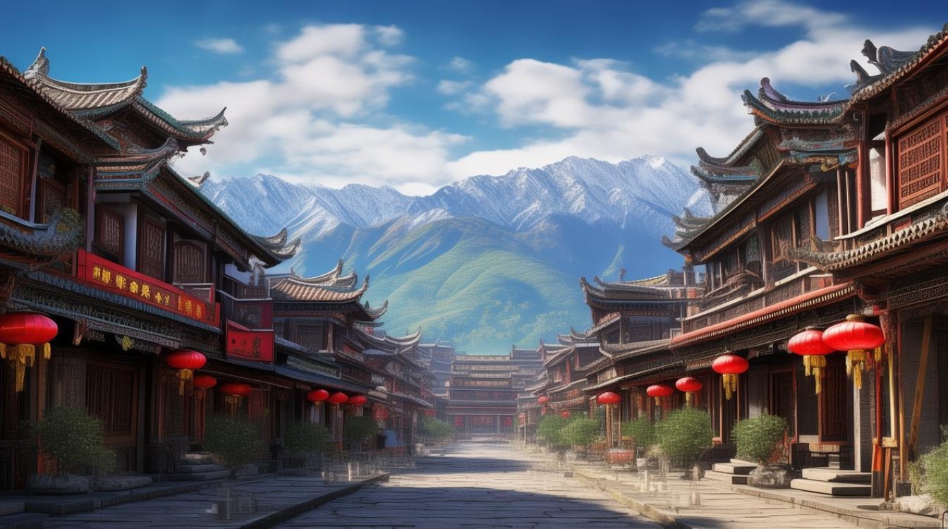 云南大理古城景点