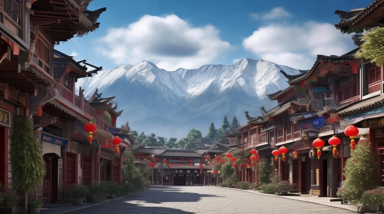 云南大理古城景点