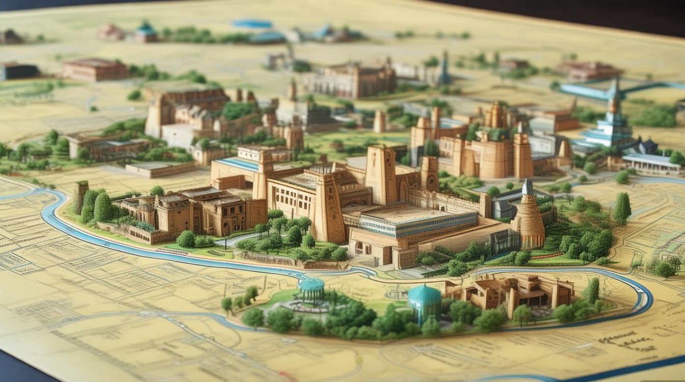 吐鲁番景点地图