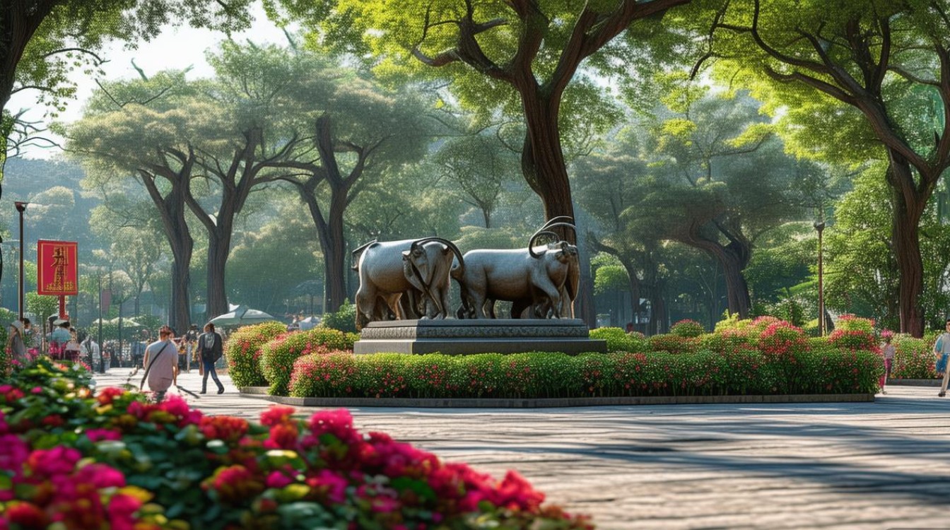 广州越秀公园景点