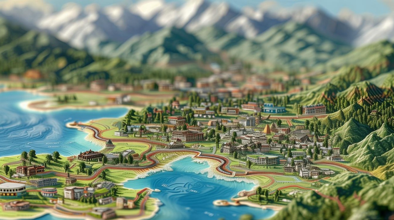 香格里拉景点地图 香格里拉景点地图