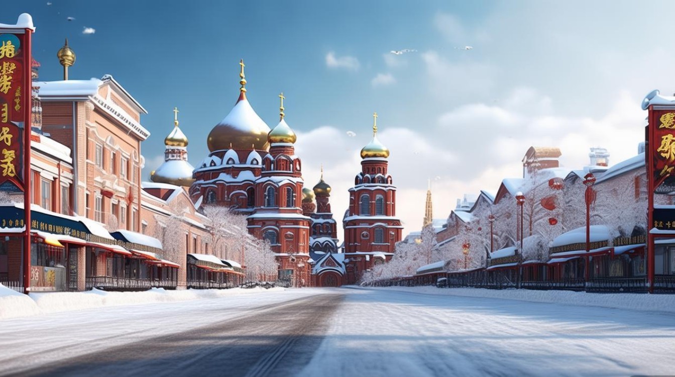 哈尔滨江北景点