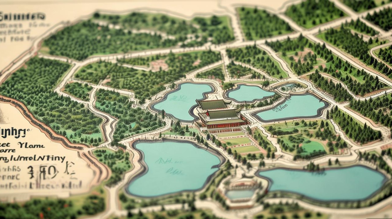 颐和园景点地图 颐和园景点地图