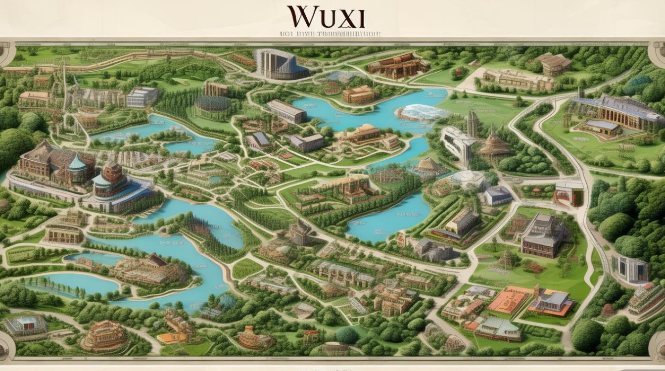 无锡旅游景点地图