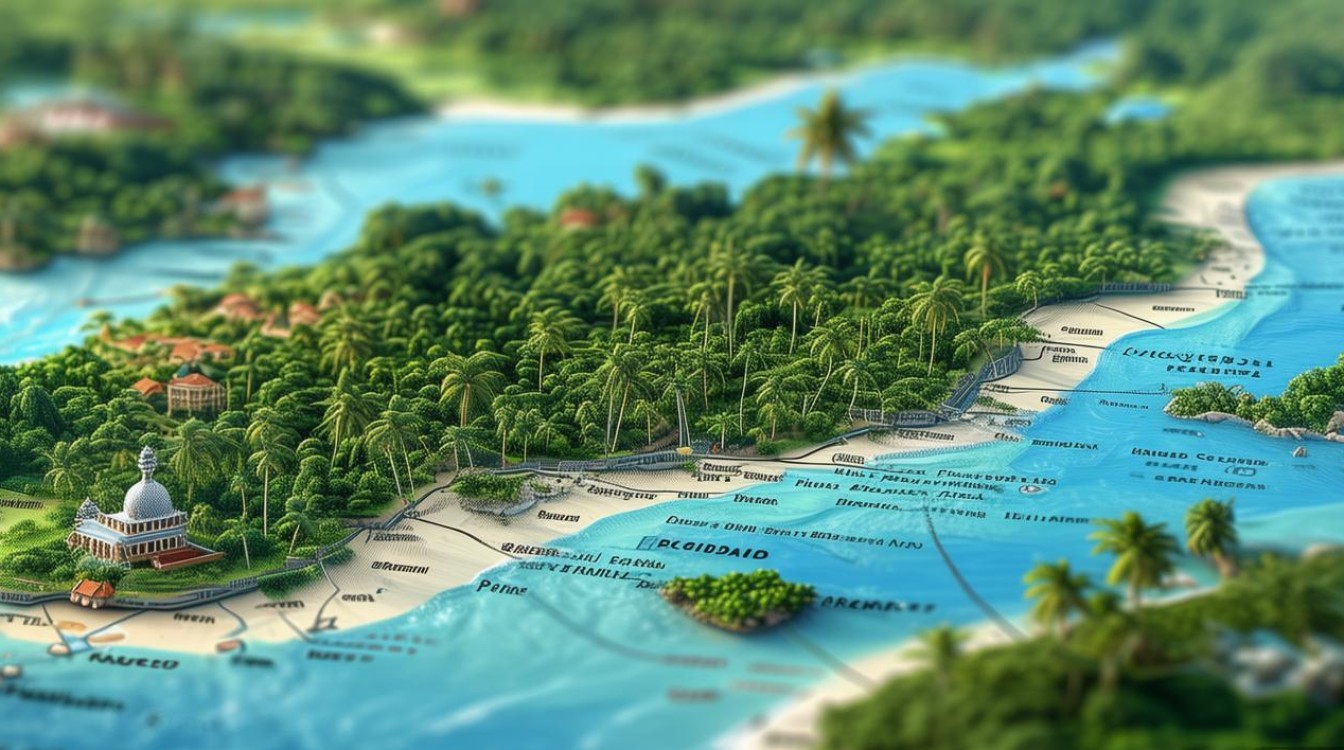 普吉岛景点地图